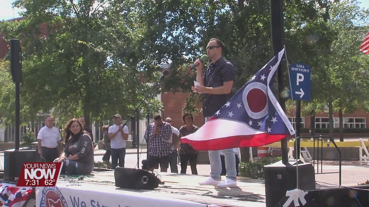 Rally for medical freedom held in downtown Lima Saturday